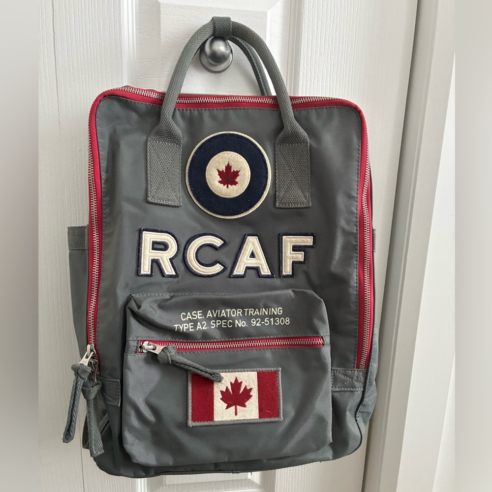 Gray RCAF Aviator Training Backpack